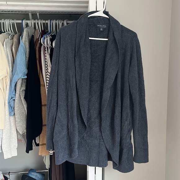 Barefoot Dreams Navy Cardi, lightly worn - Picture 1 of 5